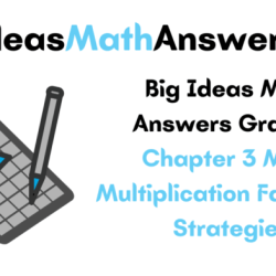 Big ideas math course 3 answer key