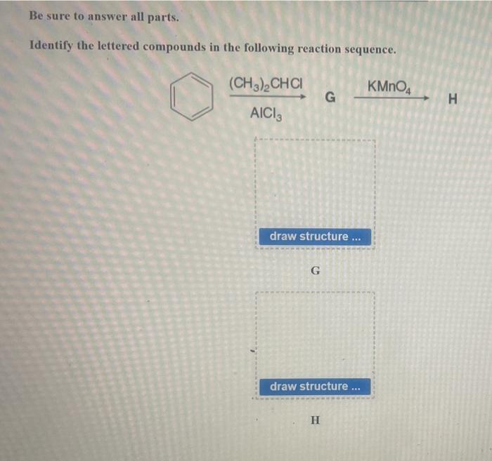 Identify lettered compounds chegg transcribed