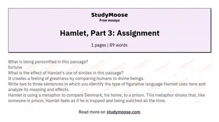 Hamlet part 4 comparing and contrasting interpretations