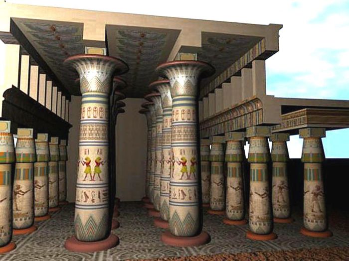 Temple of amun re and hypostyle hall ap art history